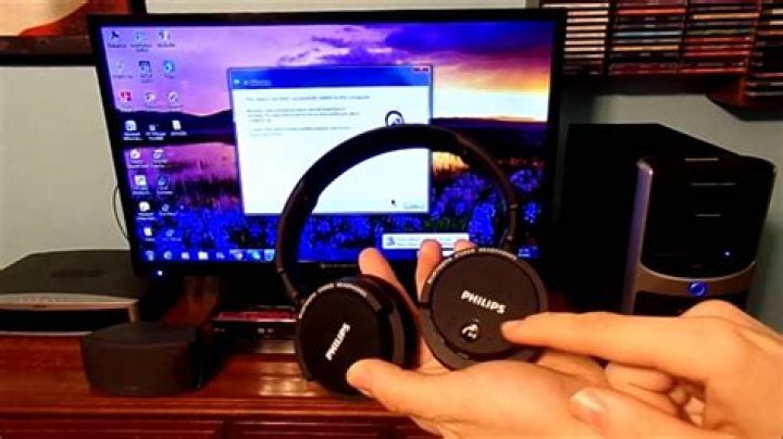 How do I set up wireless headphones?