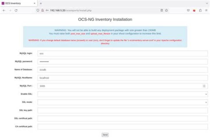 How do I start OCS inventory in Linux?