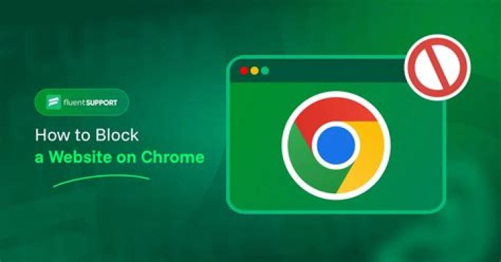 How do I temporarily block a website on Chrome?