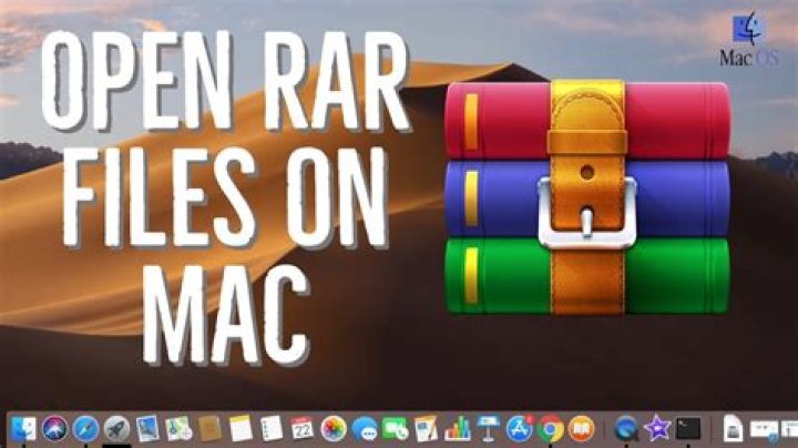 How do I unlock a RAR file on Mac?
