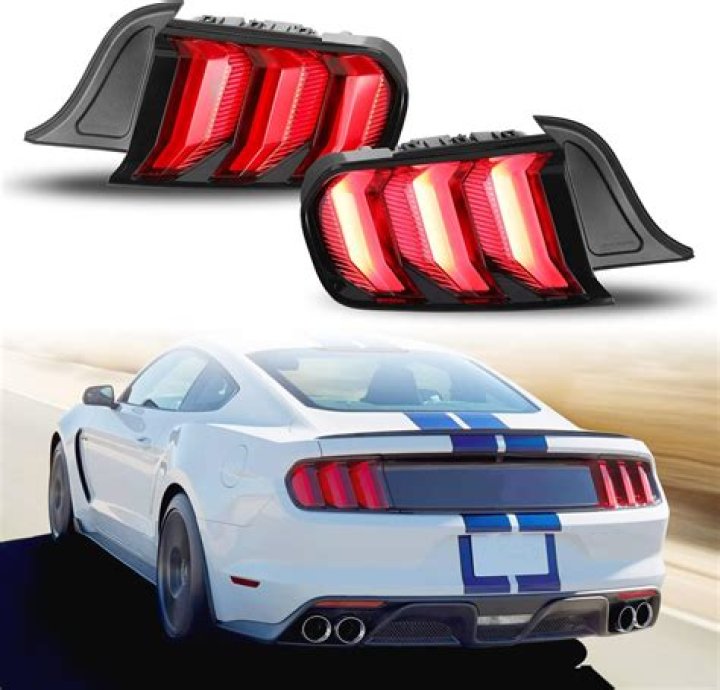 How do Mustang tail lights work?