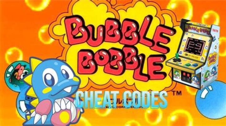 How do you cheat on Bubble Bobble?