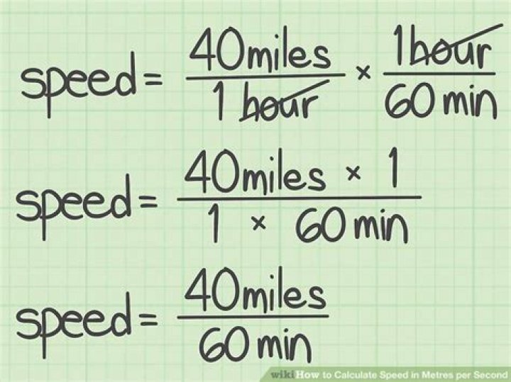 How do you convert Metres per second?