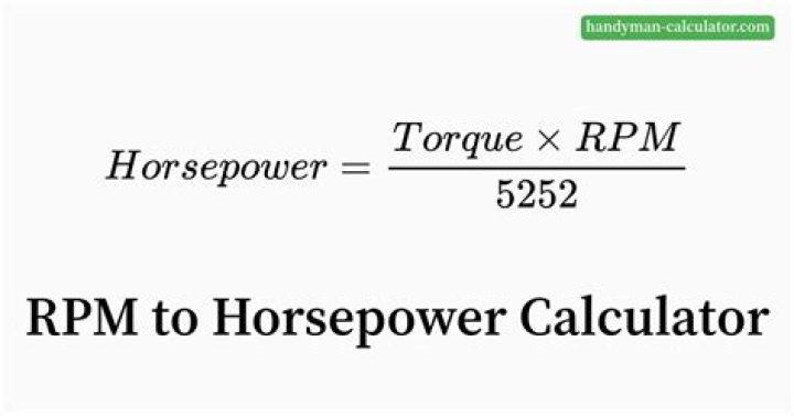 How do you convert rpm to HP?