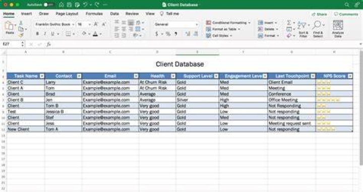 How do you create a database for accounting software?