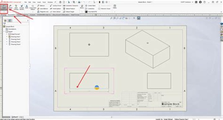 How do you cut outside of a sketch in Solidworks?