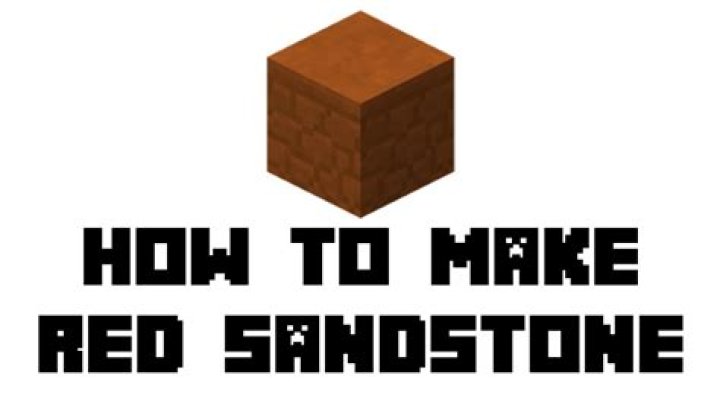 How do you cut red sandstone in Minecraft?