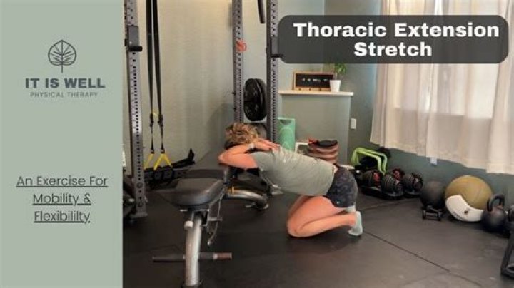 How do you exercise thoracic extension?