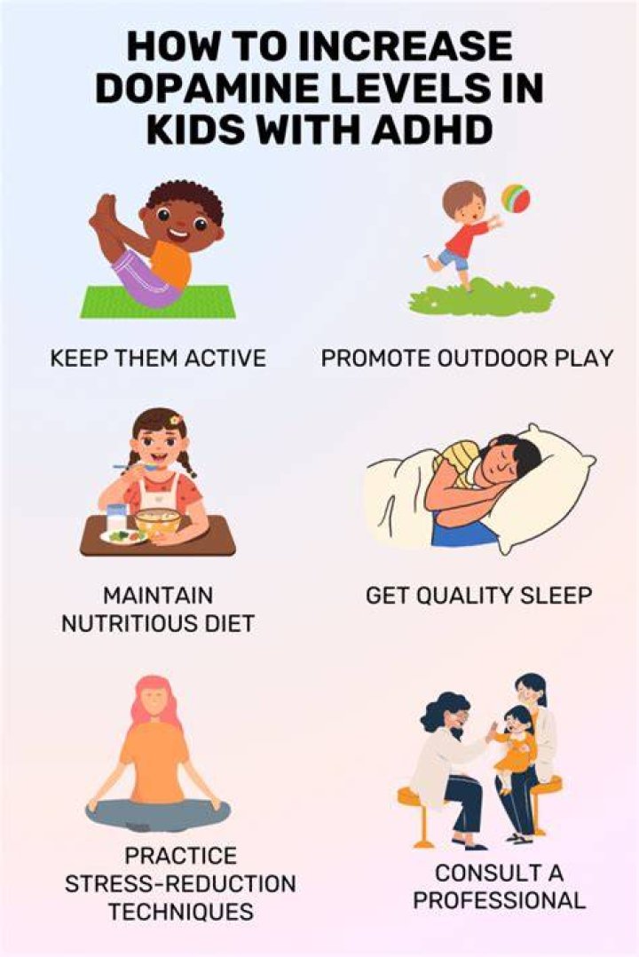 How do you increase dopamine levels in children?