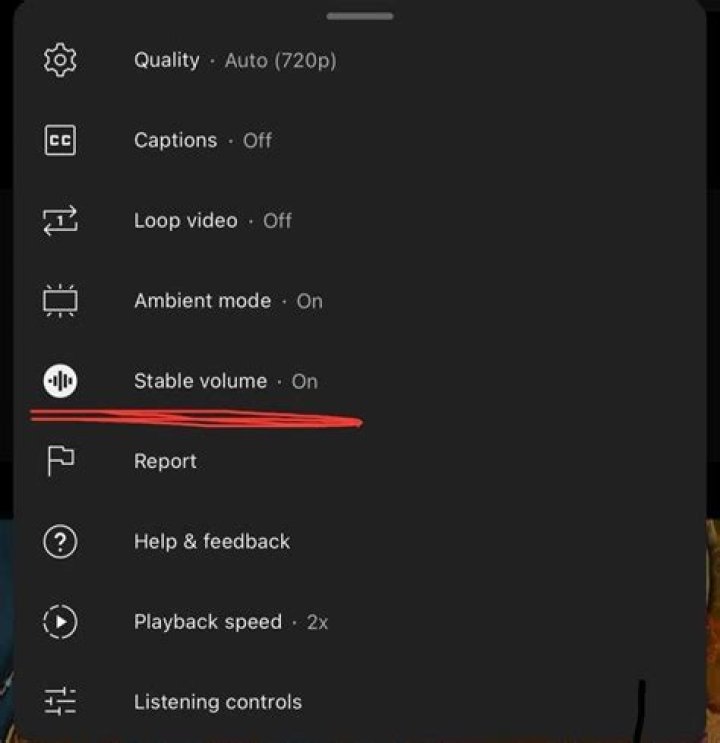 How do you increase the volume on YouTube?