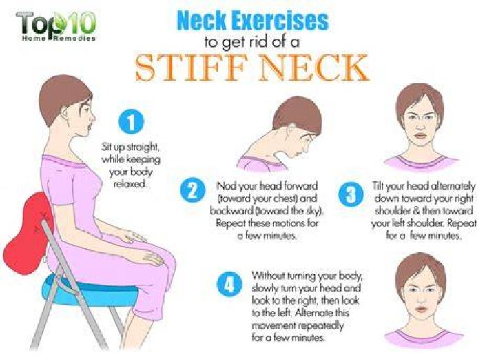 How do you loosen a stiff neck?