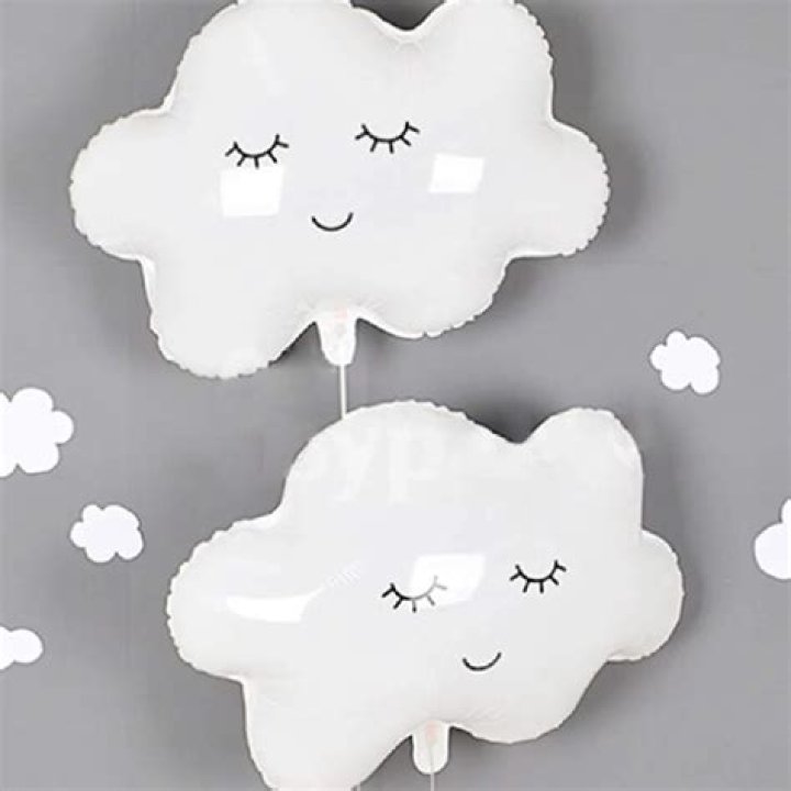 How do you make a cloud shaped balloon?