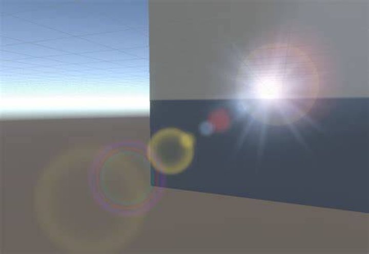 How do you make a lens flare in unity?
