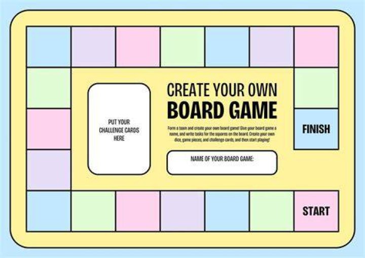 How do you make a simple board game for kids?