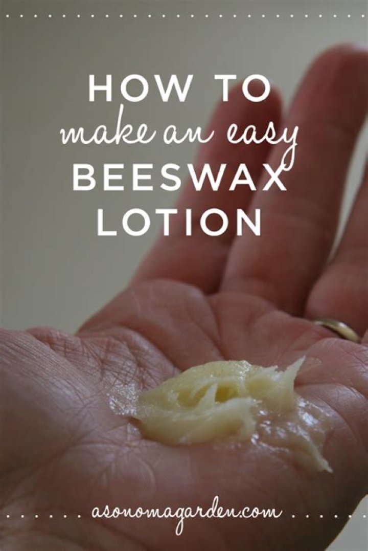 How do you make hair cream with beeswax?