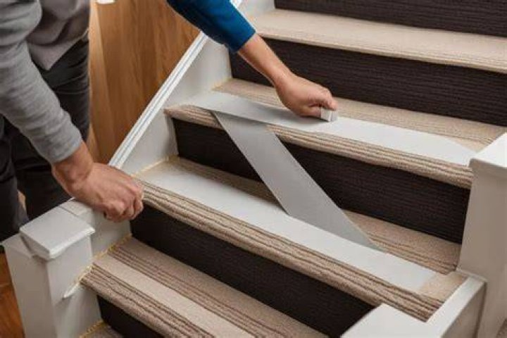 How do you make painted stairs not slippery?