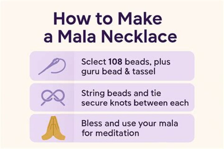 How do you meditate with a mala necklace?
