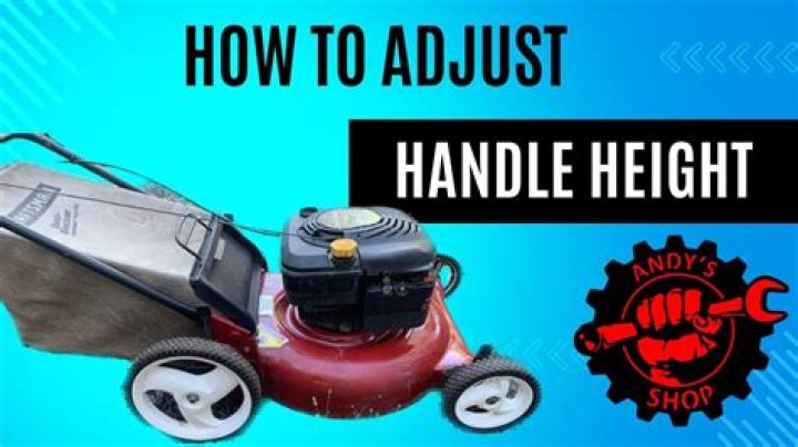 How do you raise a Bosch lawnmower?