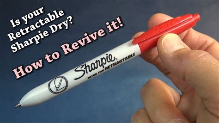 How do you revive Sharpie highlighters?