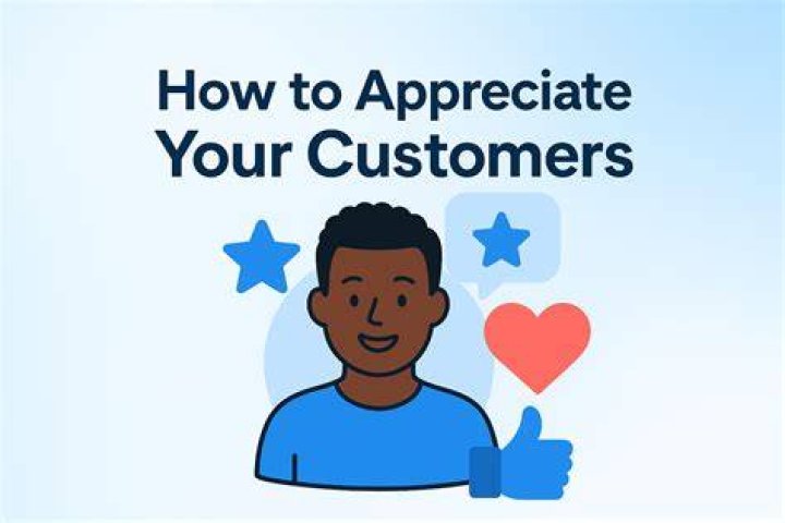 How do you say you appreciate your customers?