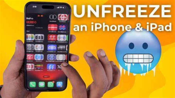 How do you unfreeze an iPhone game?