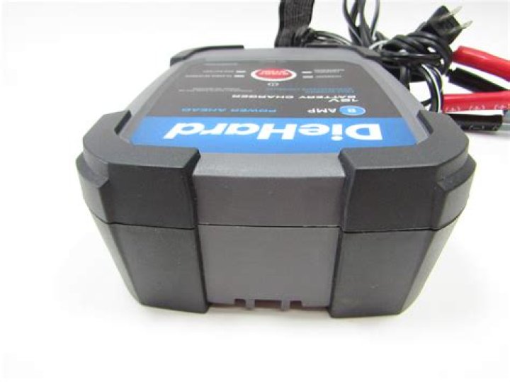 How do you use a DieHard portable battery charger?