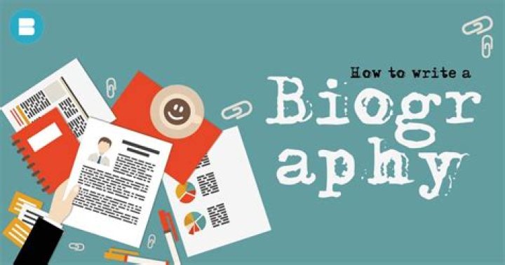 How do you write a biography project?