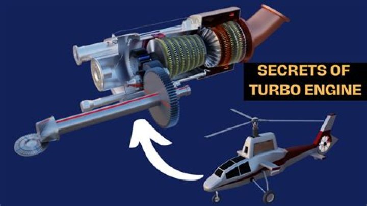 How does a helicopter engine work?