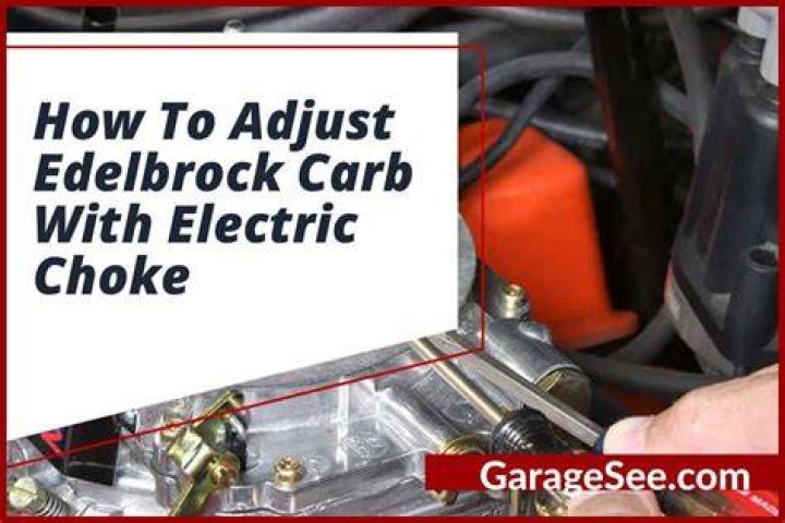 How does Edelbrock electric choke work?