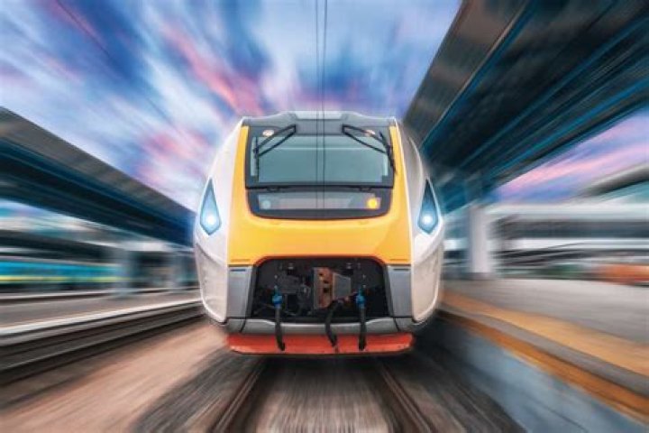 How fast does a train go in California?