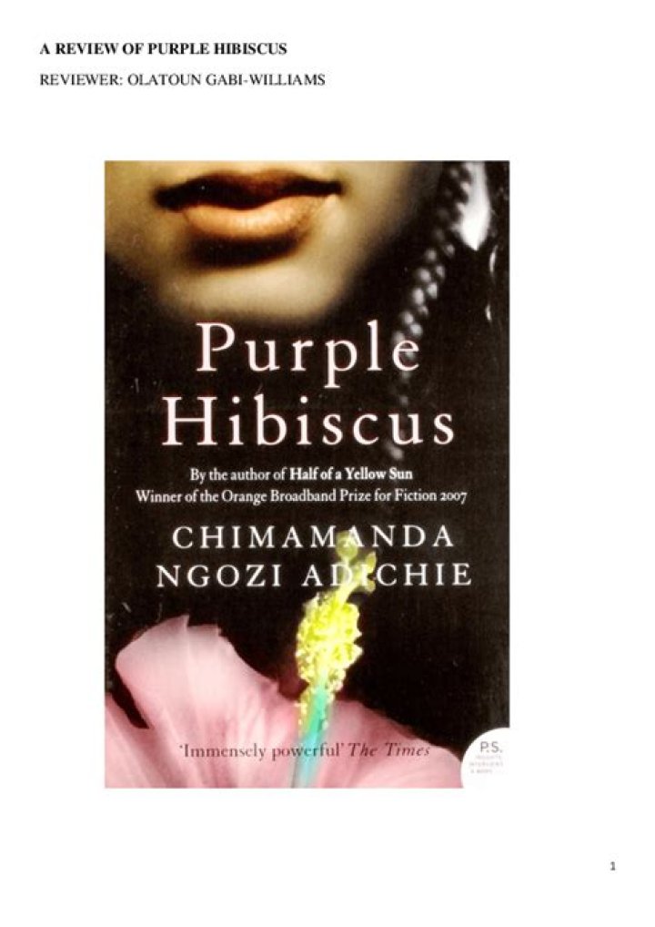 How is Purple Hibiscus a post colonial text?