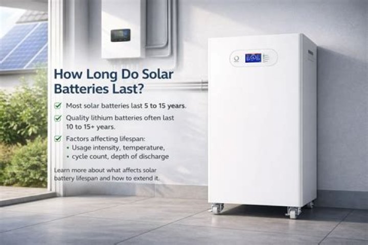 How long do deep cycle batteries last solar?