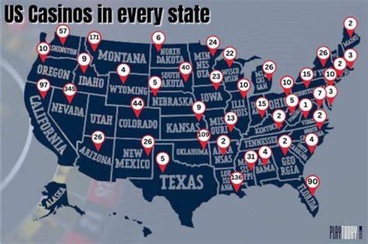 How many casinos are located in Florida?