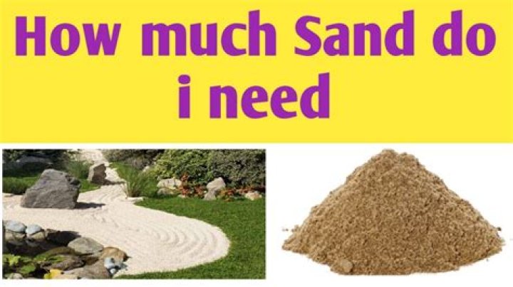 How many pounds of sand do I need for TR60?