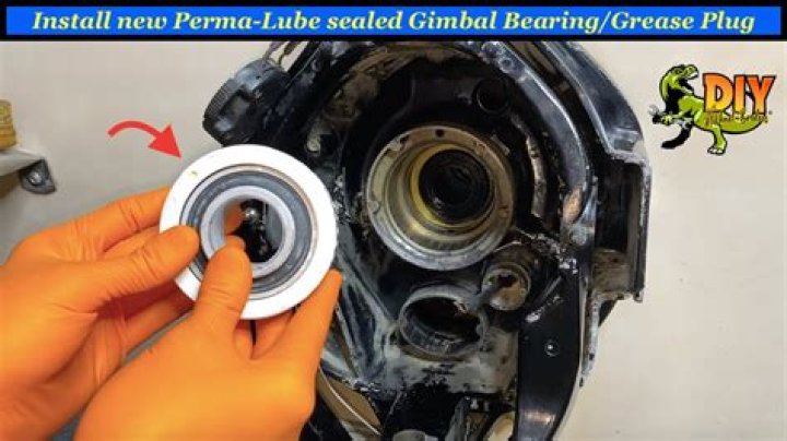 How many pumps of grease do I need for gimbal bearing?