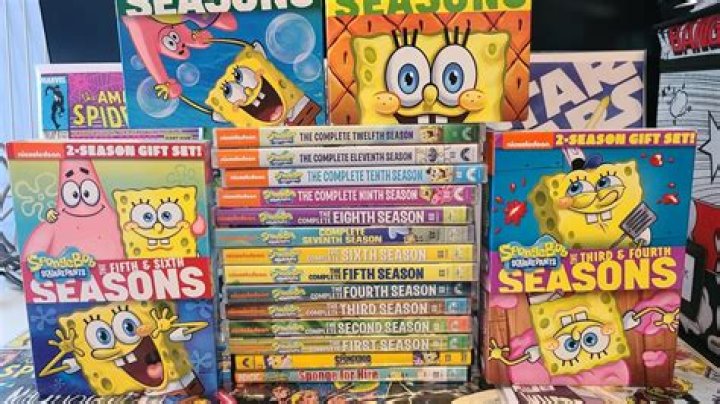 How many SpongeBob seasons are on DVD?