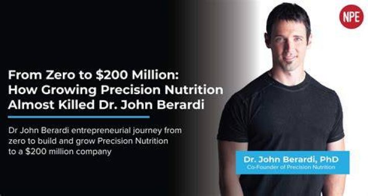 How much did John Berardi sell Precision Nutrition for?