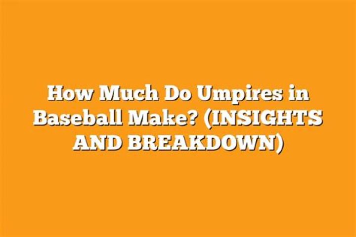 How much do AA baseball umpires make?