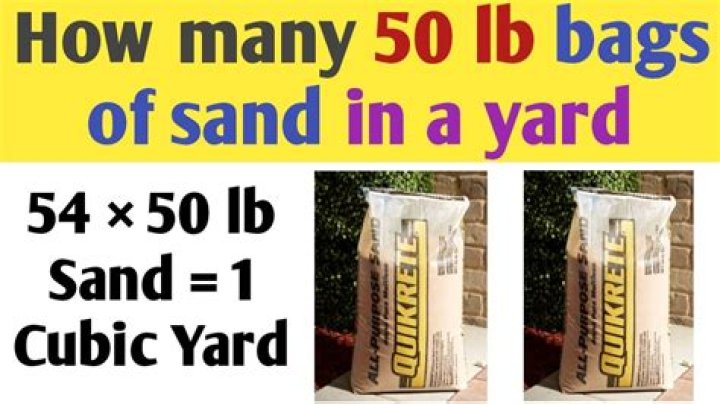 How much does a 50 lb bag of sand cost?