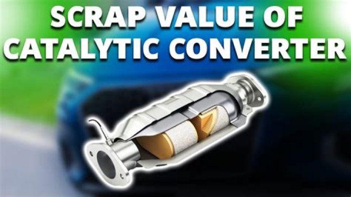 How much is a catalytic converter worth scrap UK?