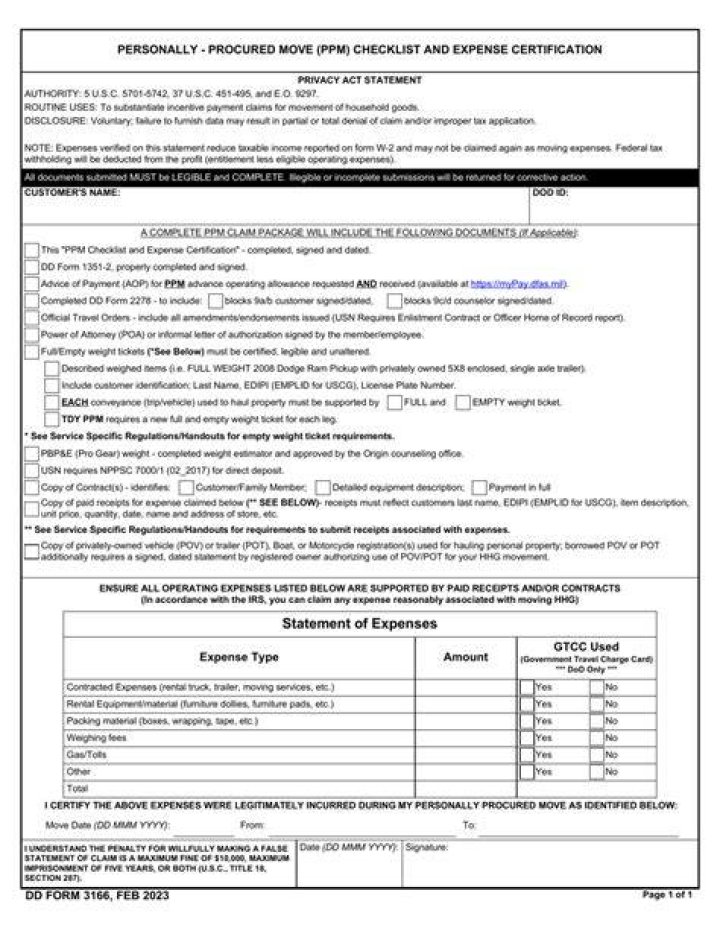 How much will I get paid for my ppm move?