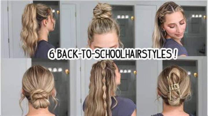 How should I wear my hair for school?