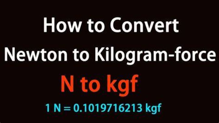 How strong is 1kN?