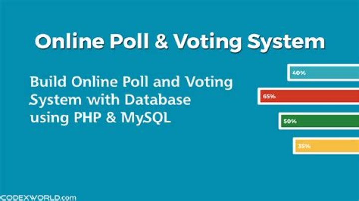 How to create voting system using PHP?