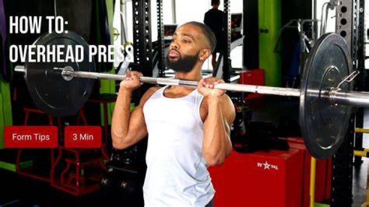 How wide should your grip be for overhead press?