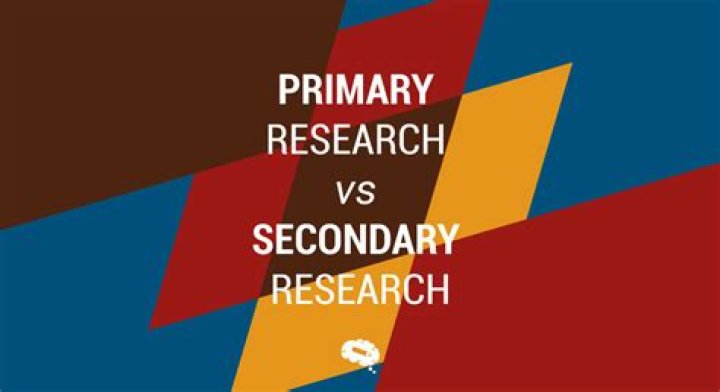 How would you compare primary research and secondary research?