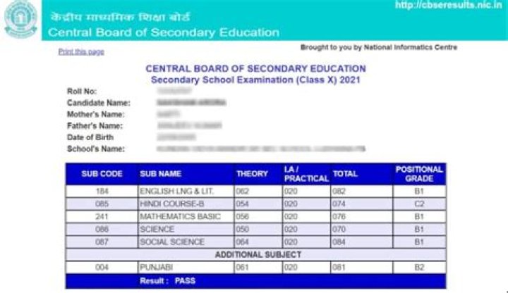Is 10th CBSE result Declared 2021?