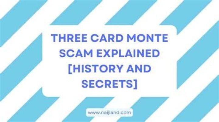 Is 3 card monte illegal?