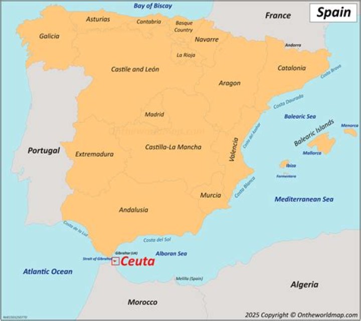 Is Ceuta and Melilla part of Spain?