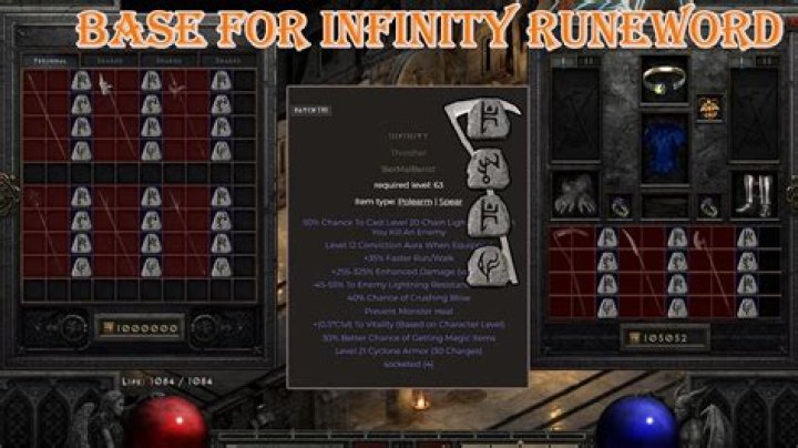 Is Infinity Runeword ladder only?